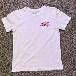 Kids White Graphic Tee